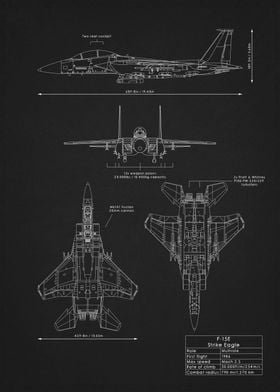 F15 Strike Eagle Blueprint