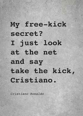 CR7 C Ronaldo Quote L029