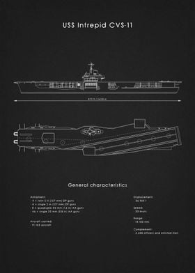 USS Intrepid Blueprint