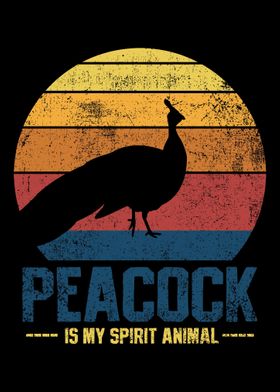 Peacock Retro Vintage