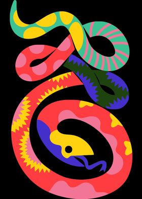 Geometric snake 