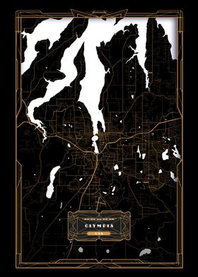 Gold Art Deco City Maps-preview-1