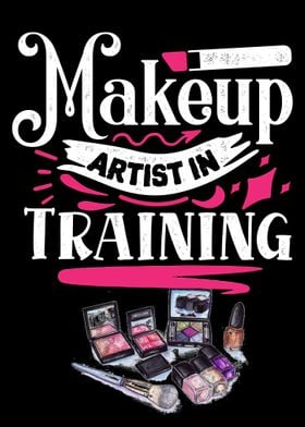 Makeup artist in training