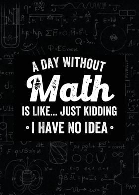 A day without math