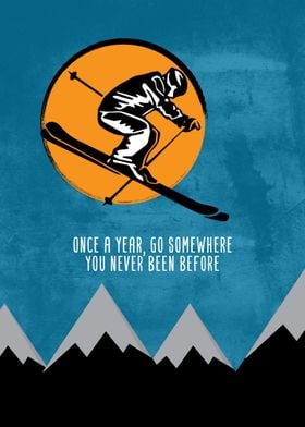 Ski Winter Sports Wall Art