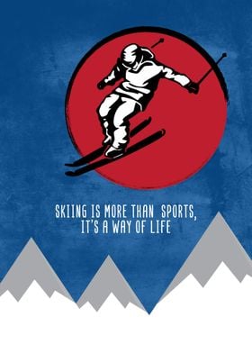 Ski Winter Sports Wall Art