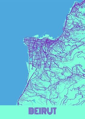 Beirut Galaxy City Map