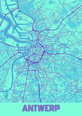 Antwerp Galaxy City Map