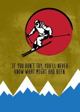 Ski Winter Sports Wall Art