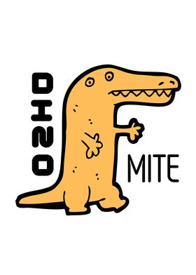 Dino mite Funny doodle