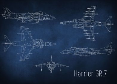 Harrier GR7 Blueprint