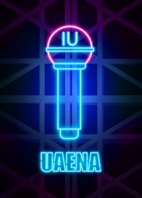 uaena lightstick neon art