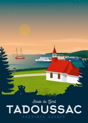 Tadoussac Travel Poster