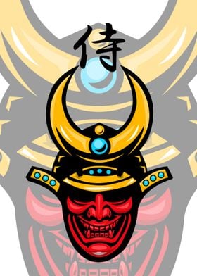 samurai head logo 1