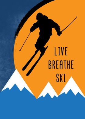 Ski Winter Sports Wall Art