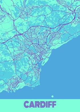 Cardiff Galaxy City Map