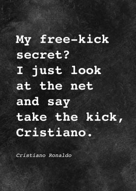 CR7 C Ronaldo Quote D029