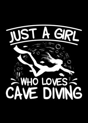 Cave Diving Girl  Gifts