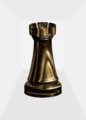 3D Golden Rook