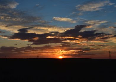 Sunrise over the Plains