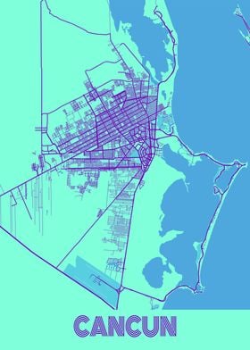 Cancun Galaxy City Map