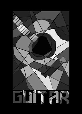 contemporary guitar poster