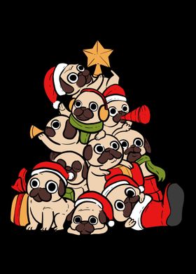 Pugmas Tree Pet Owner Gift