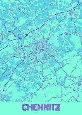 Chemnitz Galaxy City Map