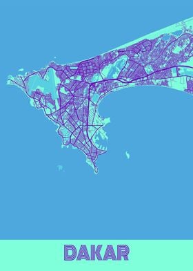 Dakar Galaxy City Map