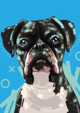 Cute Dog Pop art