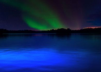 Aurora over Lake