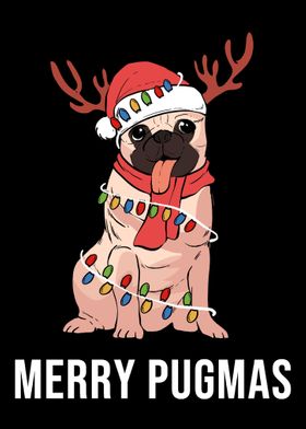 Merry Pugmas Dog Lover Gif