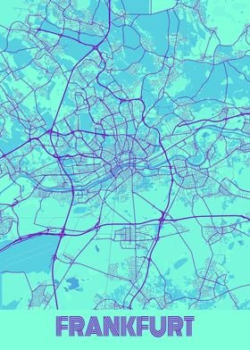 Frankfurt Galaxy City Map