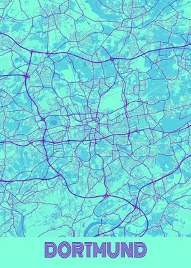 Dortmund Galaxy City Map