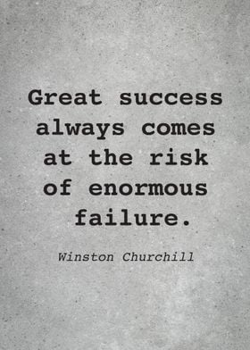 W Churchill Quote L032