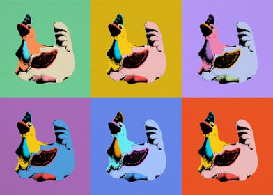 Chicken Pop Art