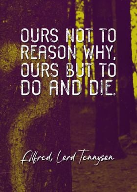 Alfred Tennyson Quote 2