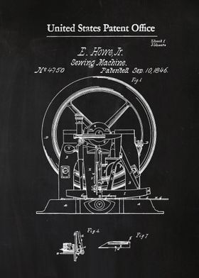 107 Sewing Machine Patent