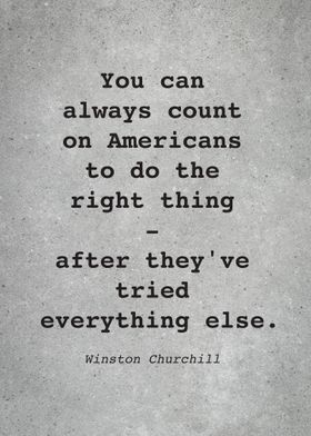 W Churchill Quote L044