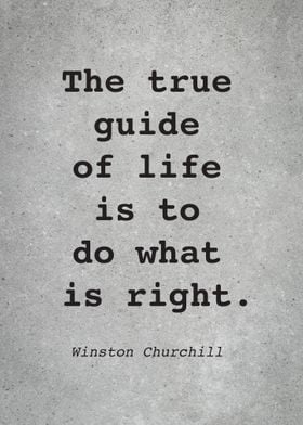 W Churchill Quote L050