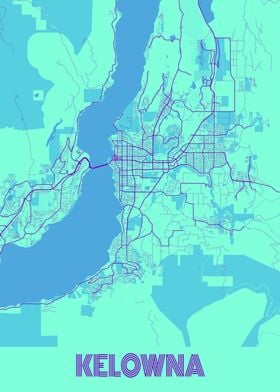 Kelowna Galaxy City Map