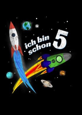 5 Jahre Kinder Raumschiff