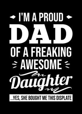 Proud Dad Of A Daughter