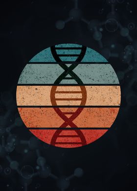 DNA Sunset Grunge Vintage