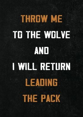 Wolf Motivation