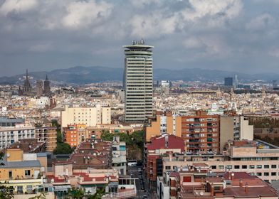 Barcelona City Cityscape