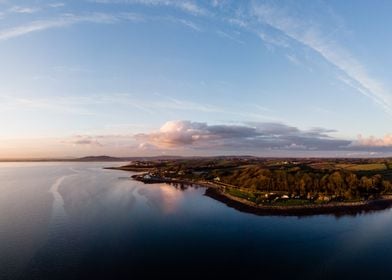 Drone over the peninsula