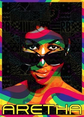 Nina Simone' Poster by Rémi Castanéda, Displate