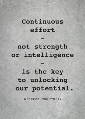 W Churchill Quote L057