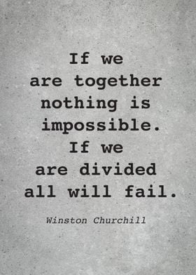 W Churchill Quote L058